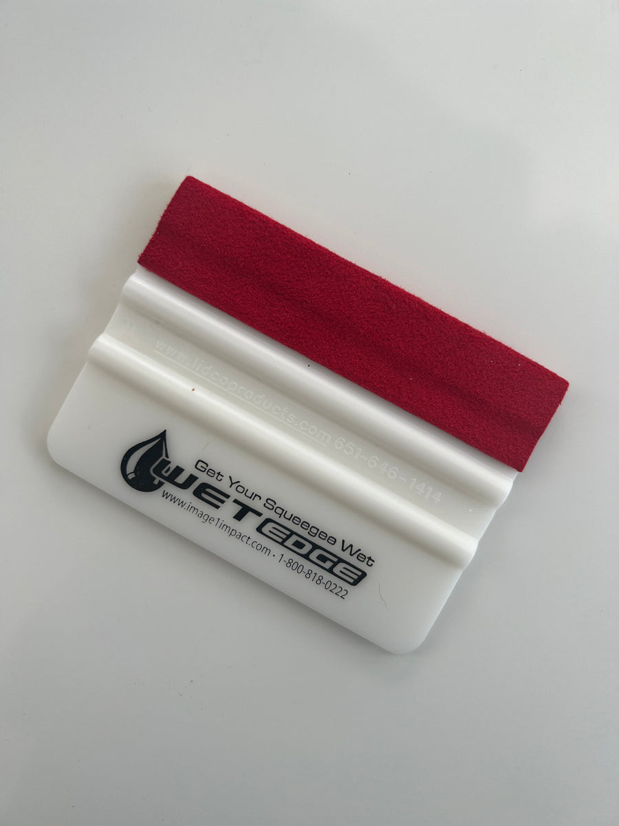 Wet Edge Squeegee for Window Tint Film and Vinyl Wrapping