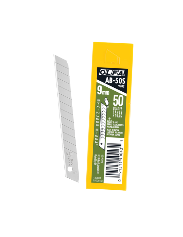 Olfa Stainless Steel Blade (50 PACK)