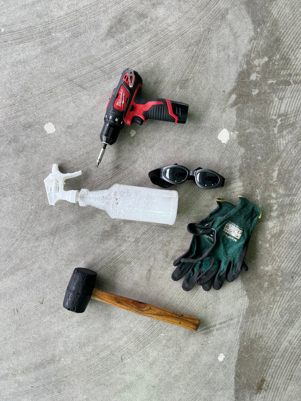 Tools and safety tools needed: