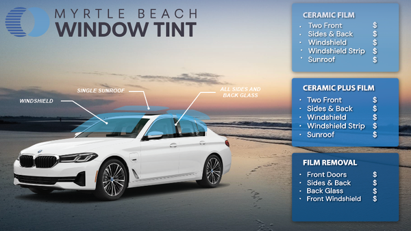 Custom Digital TV Menu (PPF, Tint, Ceramic Coating)