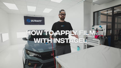 Apply film with InstaGel