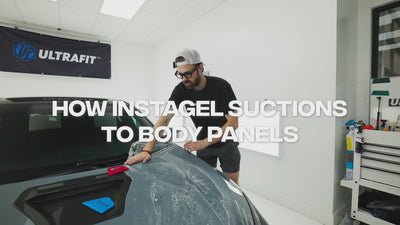 How InstaGel suctions on body panel