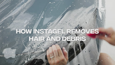 How InstaGel remove hair & debris