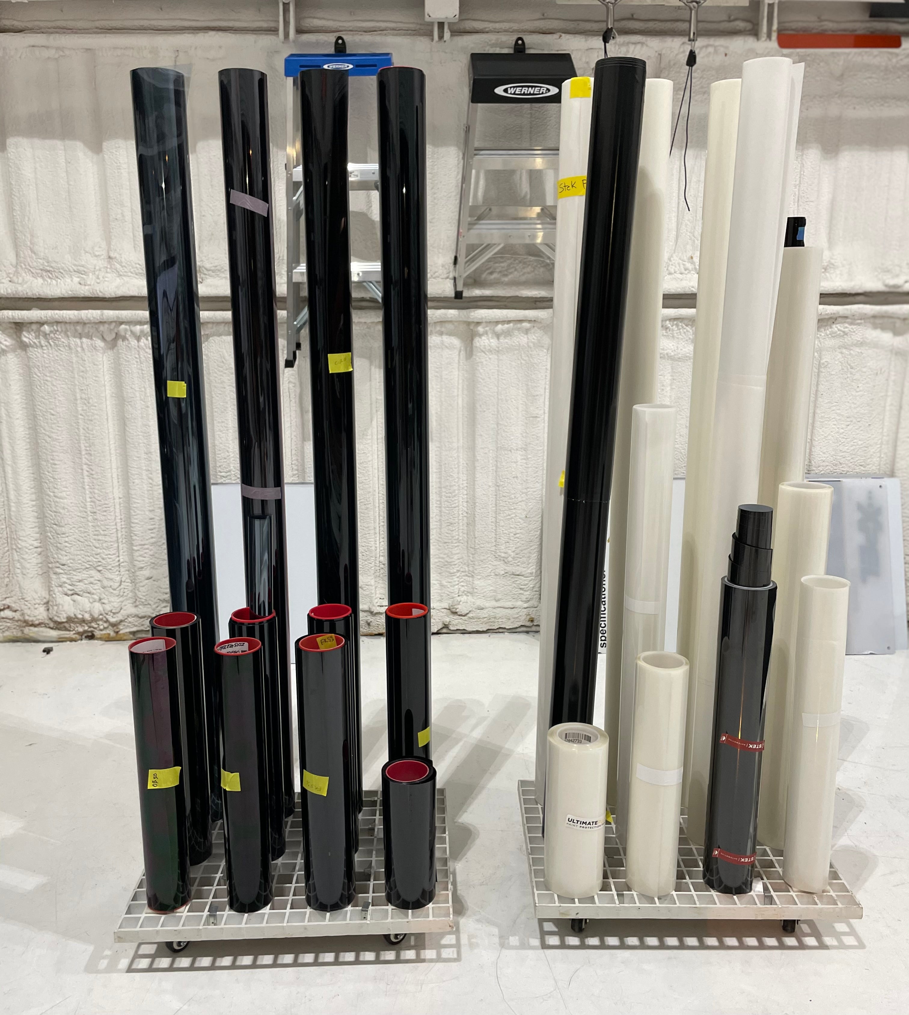 Ppf Rack Durable Vertical Film Holder For PPF, Vinyl, Window Film – Make More Money