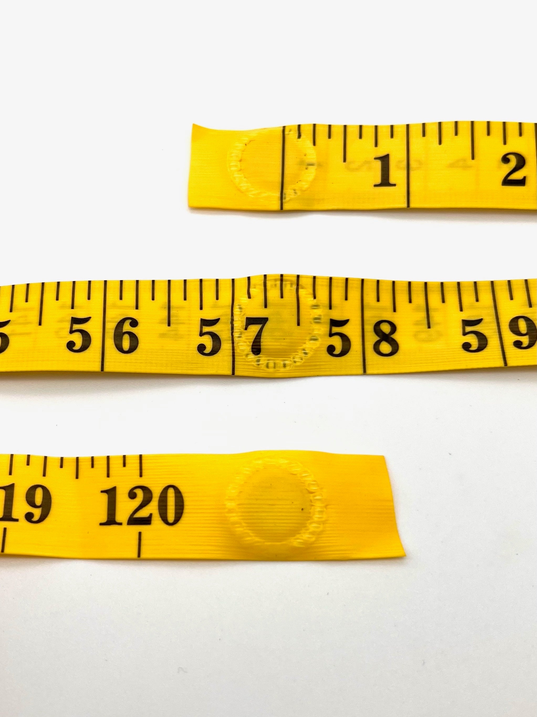 2x Magnetic Measuring Tape - 1M (100cm / 1000mm) Metric Ruler With Magnetic Back